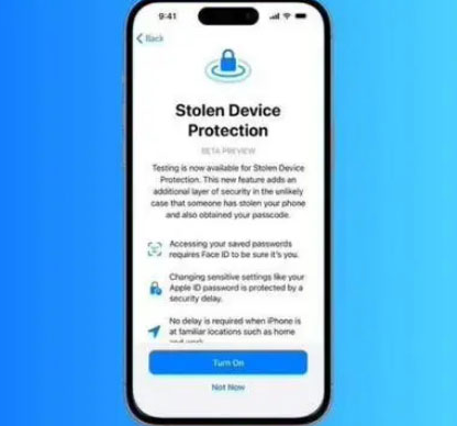 水富苹果授权维修店分享被盗设备保护功能开启方法 