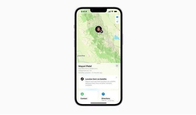 水富苹果14维修分享iPhone14系列中 FindMy功能通过卫星分享位置方法教程 