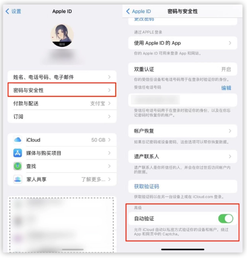 水富苹果手机维修分享iOS 16 自动验证功能开启方法 