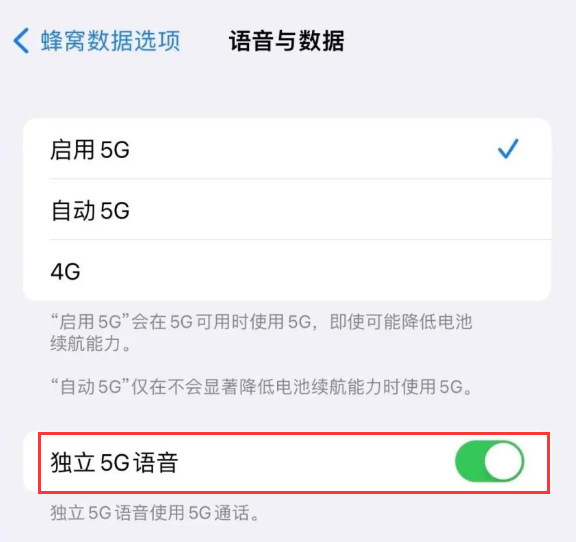 水富苹果14维修分享iPhone 14 Pro如何开启VoNR 