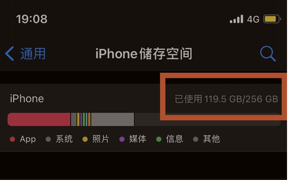 水富苹果13维修分享iPhone13如何查看剩余内存 